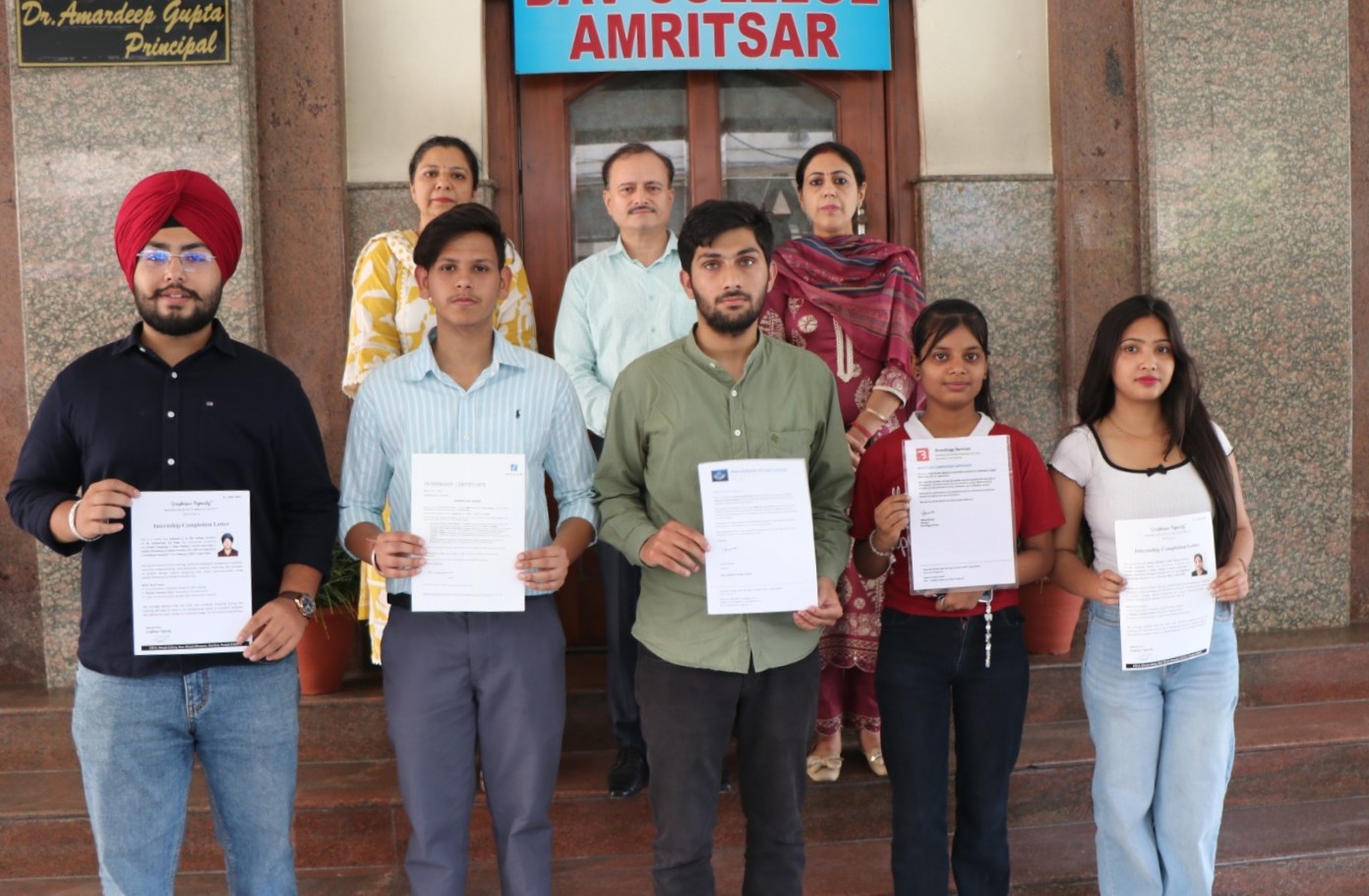 DAV College collaboration achievement